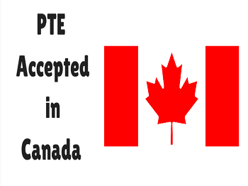 Is PTE accepted in Canada?